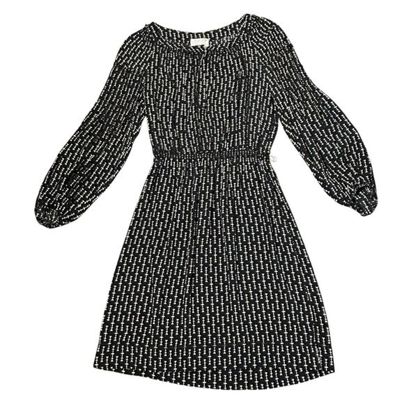 Max Studio Dress Womens Size XS Black Tan Stretch Waist Wide Belt Business Y2K - Picture 4 of 14